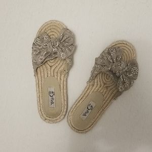 Espadrille Slide Sandal